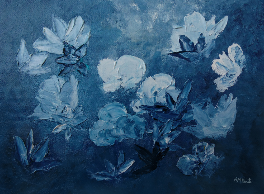 Indigo Posy von Angeles M. Pomata