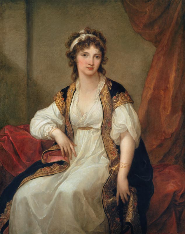 Bildnis einer jungen Frau. von Angelica Kauffmann