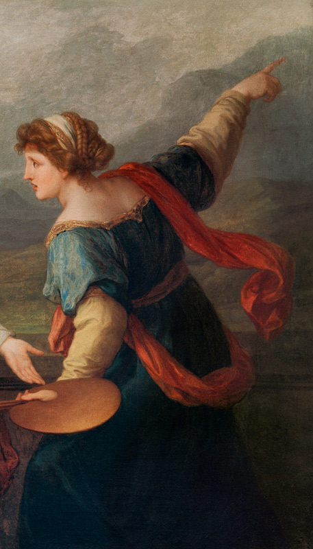 Selbstbildnis am Scheideweg von Angelica Kauffmann