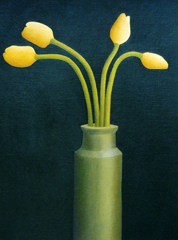 Four Yellow Tulips von Ann  Brain