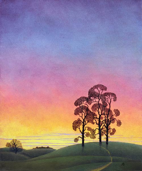Path through the Pines, 2004 (oil on canvas)  von Ann  Brain