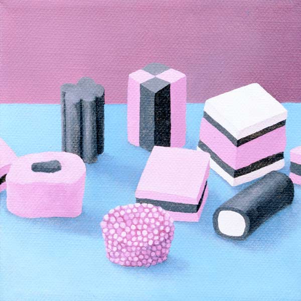 Pink Allsorts, 2003 (oil on canvas)  von Ann  Brain