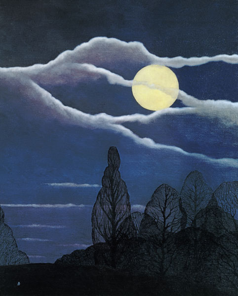 April Moon, 2004 (oil on canvas)  von Ann  Brain