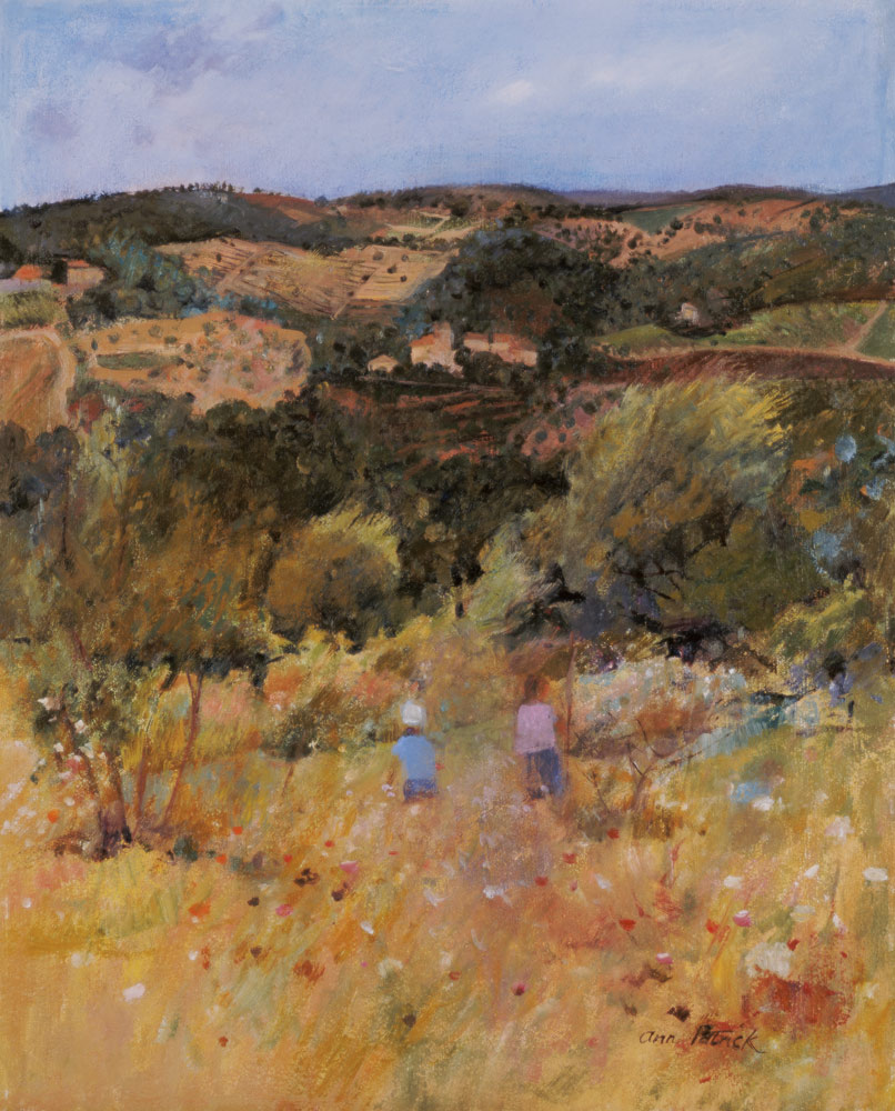 Landscape near Siena von Ann  Patrick