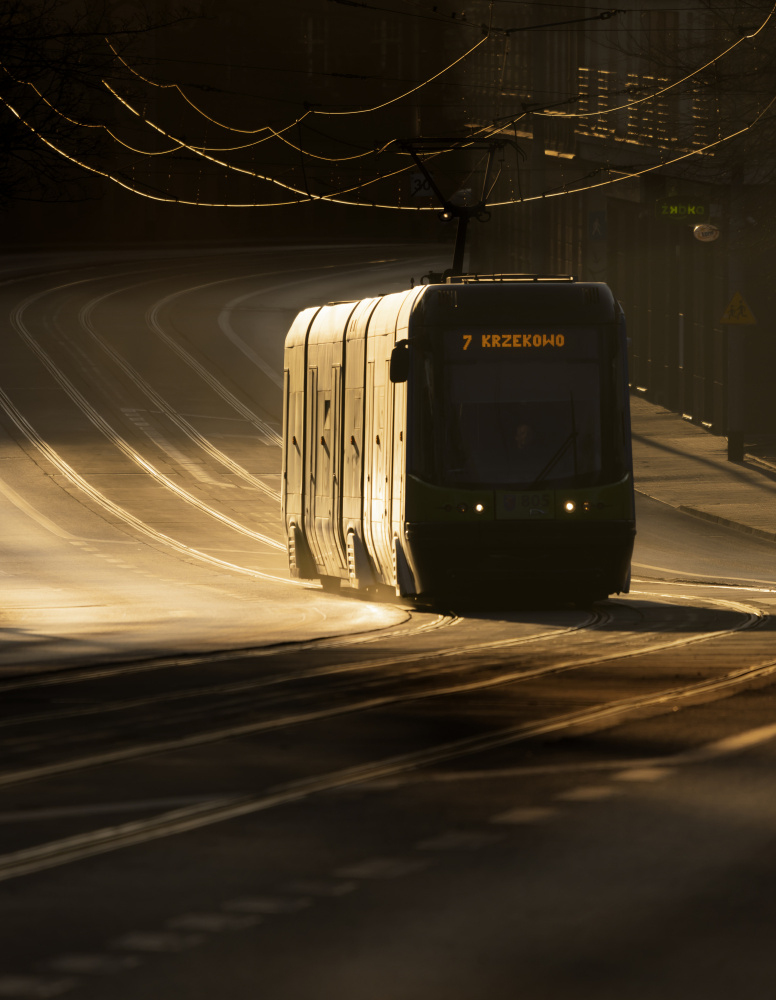 Golden urban morning von Anna Niemiec