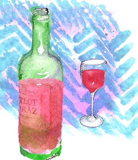Red Wine von Anna  Platts