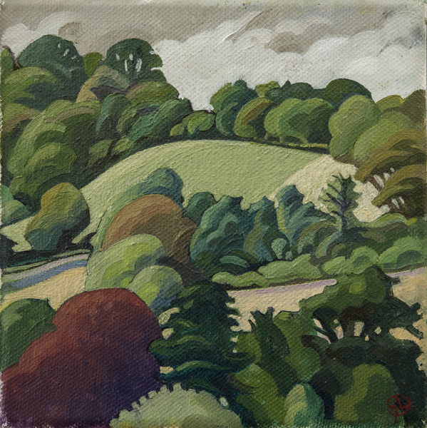 The Hill, Batheaston von Anna  Teasdale