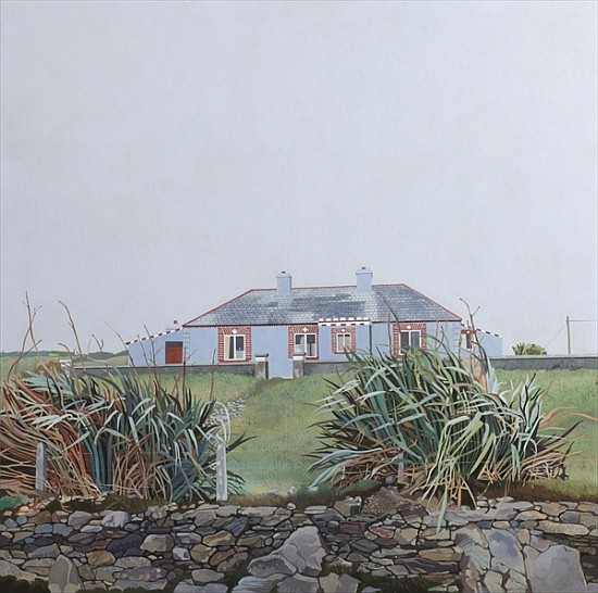 The Irish House 2, (acrylic on board)  von Anna  Teasdale