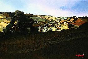 From Solsbury Hill (acrylic on canvas) 