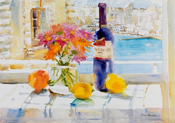 Daisies and Lemons von Anne Hannaford 