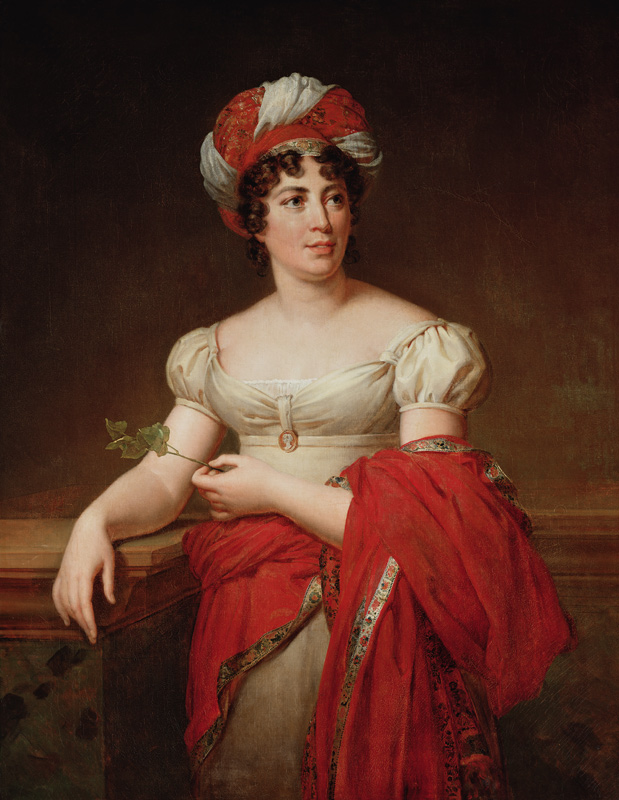 Portrait of Madame de Stael (1766-1817) von Anne-Louis Girodet de Roucy-Trioson