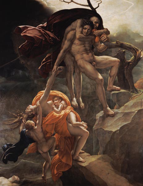 The Flood von Anne-Louis Girodet de Roucy-Trioson