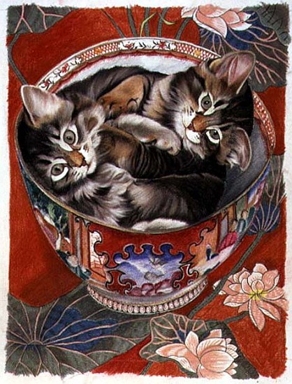 Red Bowl (pastel on paper)  von Anne  Robinson