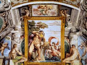 The 'Galleria Carracci' (Carracci Hall) detail of Polyphemus and Galatea