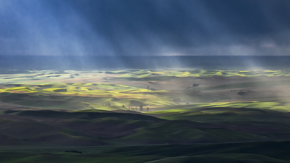 Sun rain is coming von Annie Poreider