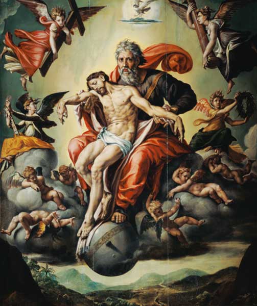 The Holy Trinity von Anonimo Flamenco
