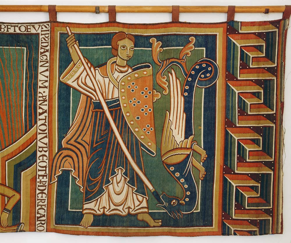 Abraham-Engel-Teppich. von Anonym Romanisch