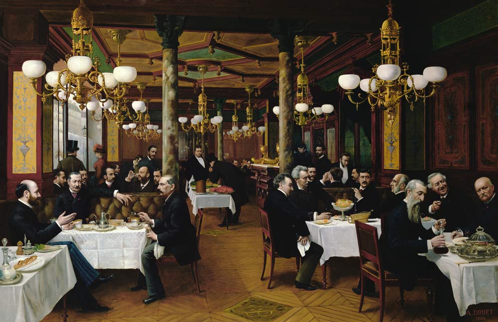 In a French Restaurant von Anonymous