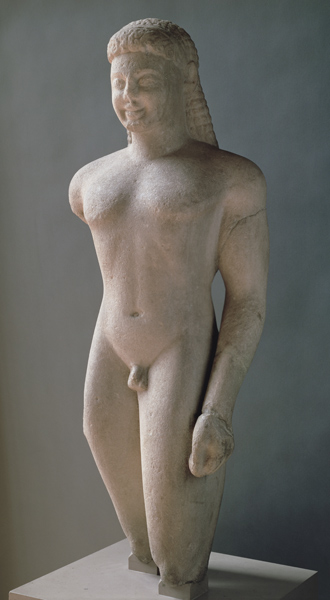 Kouros, Greek, from Paros,near the sanctuary of Asklepios von Anonymous