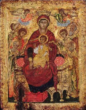 Madonna and Child enthroned with Saints