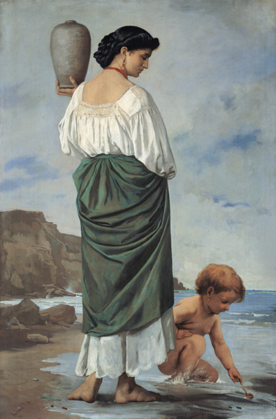 Am Strande von Anselm Feuerbach