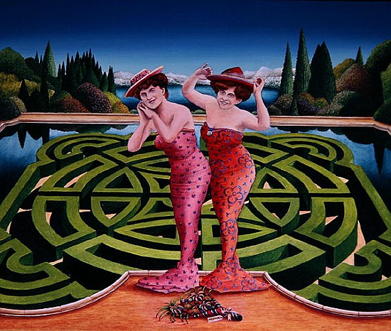 Mermaids, 1992 (acrylic on board)  von Anthony  Southcombe