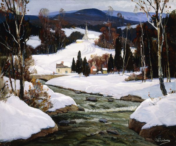 Snow in New Hampshire von Anthony Thieme