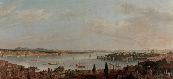 Panorama von Istanbul von Antoine de Favray