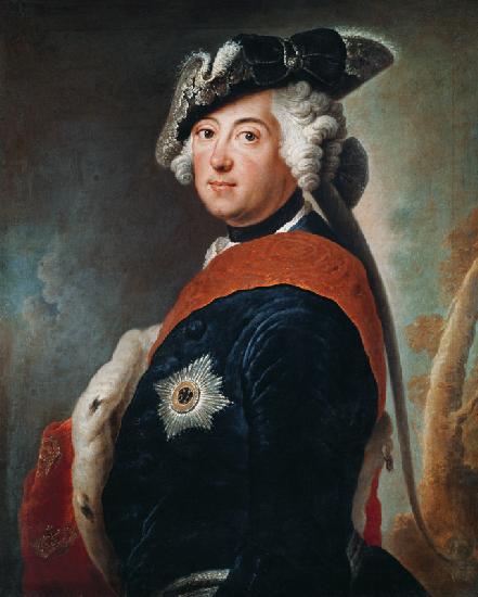 Friedrich II. , Pesne