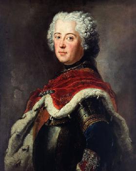 Porträt von Friedrich II. von Preussen (1712–1786) als Kronprinz