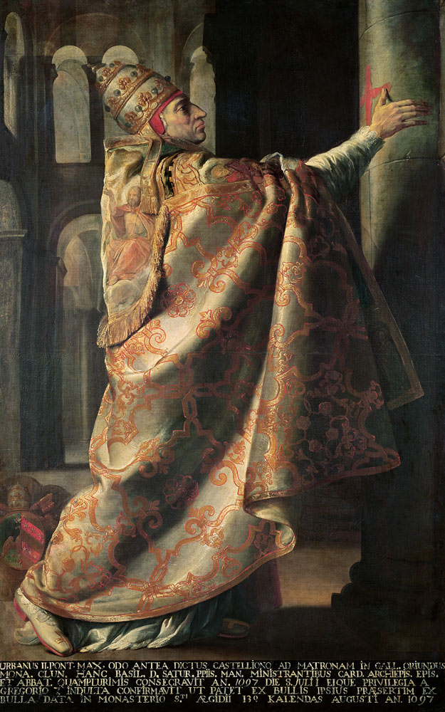 Pope Urban II (c.1035-99) Consecrating the Church of St. Sernin of Toulouse von Antoine Rivalz