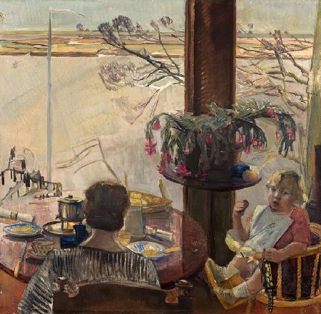 Auf der Terrasse Um 1914