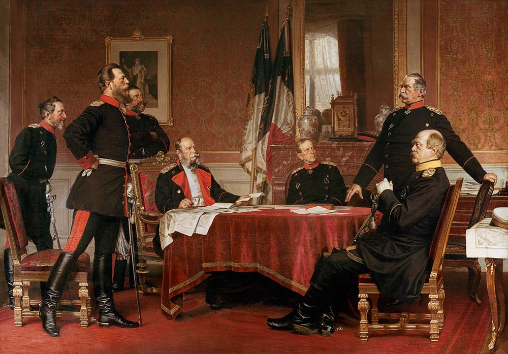Kriegsrat in Versailles von Anton Alexander von Werner