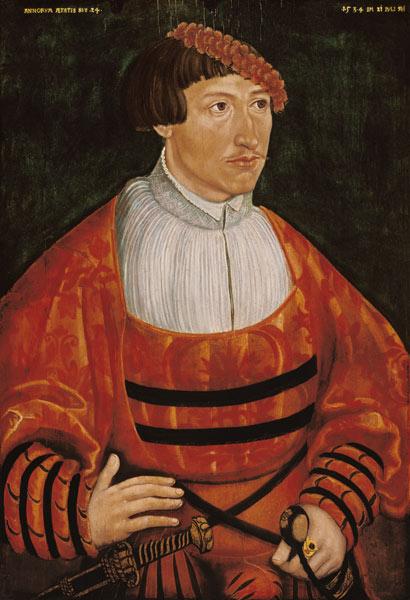 Bildnis eines Bräutigams.