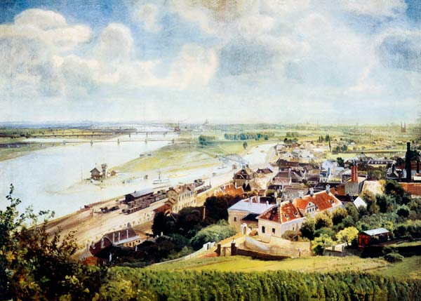 Blick auf Wien vom Nußberg von Anton Hlavacek