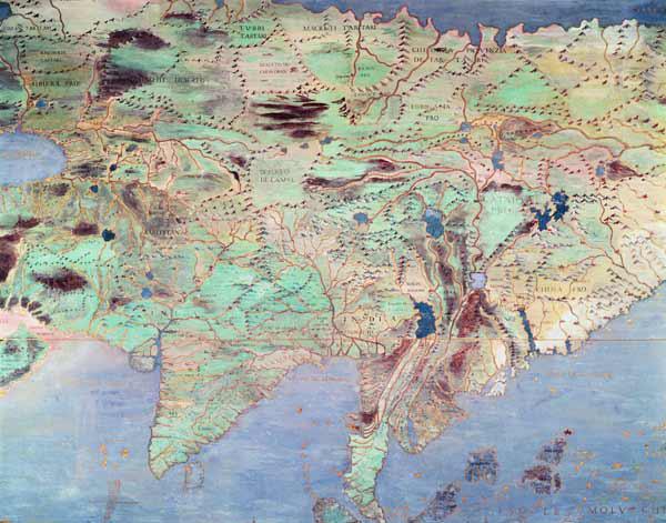 Map of Asia, from the ''Sala Del Mappamondo'' (Hall of the World Maps)