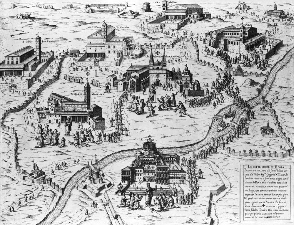 Le Sette Chiesa di Roma von Antonio Lafreri