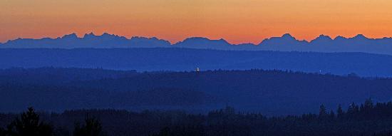Blick auf die Alpen von Armin Weigel