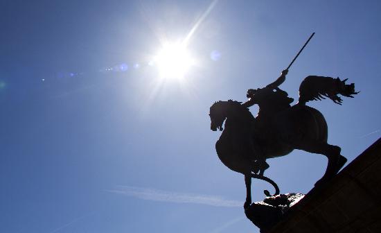 Sonne in Berlin von Arno Burgi
