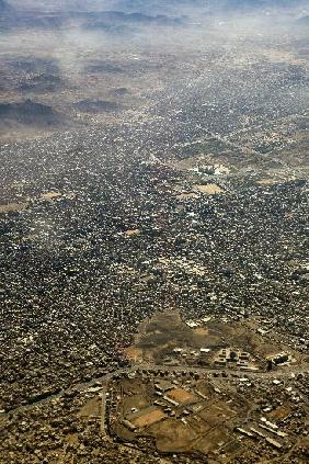 Jemen - Sanaa aus der Luft