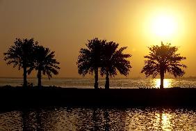 Sonnenaufgang in Katar