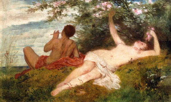 Der Frühling von Arnold Böcklin