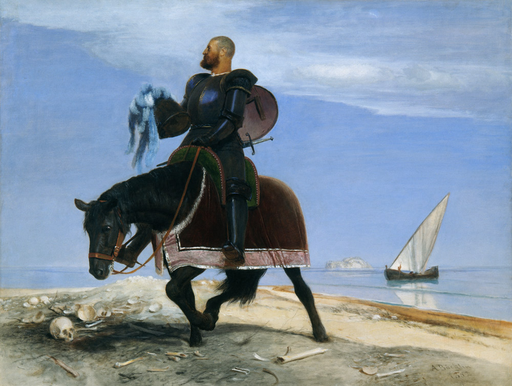 Der Abenteurer von Arnold Böcklin