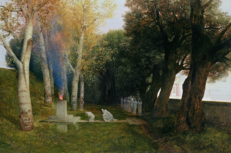 Sacred Grove von Arnold Böcklin