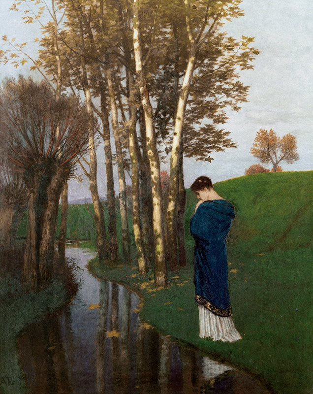 Herbstgedanken von Arnold Böcklin
