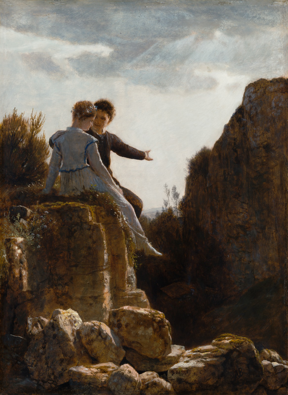 Hochzeitsreise von Arnold Böcklin