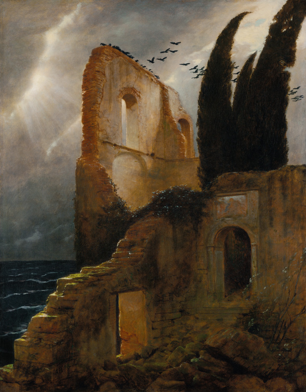 Ruin by the Sea von Arnold Böcklin