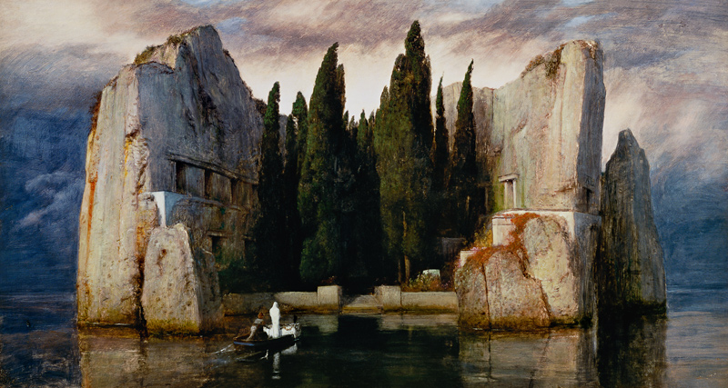 Toteninsel Dritte Version von Arnold Böcklin
