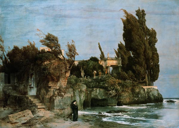 Villa am Meer ll von Arnold Böcklin
