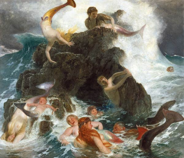 Das Spiel der Najaden von Arnold Böcklin